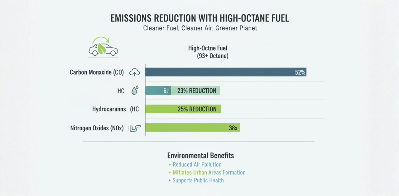 Benefits of high-octane fuel, High-octane fuel advantages, Premium gasoline benefits, Engine performance improvement, High-octane vs regular fuel,